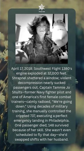 The engine exploded mid-flight—then the ex-fighter pilot proved her worth. #trending #history #life