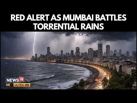 Mumbai on Red Alert as IMD Warns of More Heavy Rain, High Tide and Strong Winds Ahead | N18V | 4K