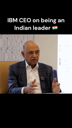 IBM CEO on being an Indian leader 🇮🇳