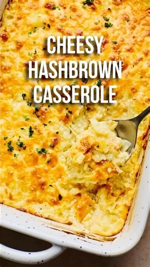 Cheesy Hashbrown Casserole #casserolerecipe