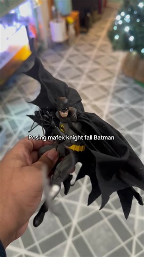 Posing Mafex Knightfall Batman for Halloween Fun