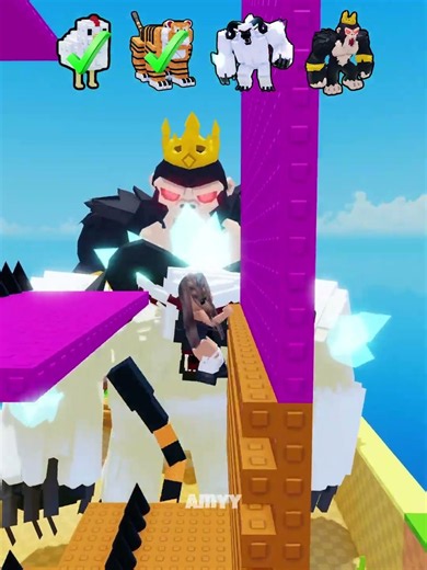 2d parkour vs guards challenge 😂 #stealanegg #roblox