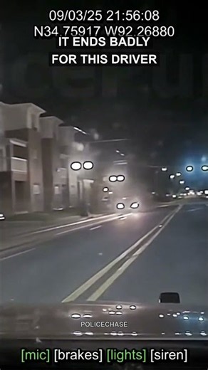 Subject on motorcycle CRASHES and RUNS from Arkansas State Police 🚨 #shorts