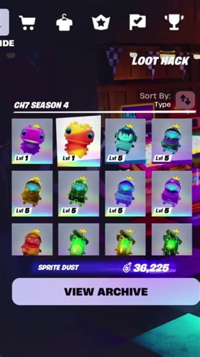 Complete Mastered Fortnite Sprite Collection