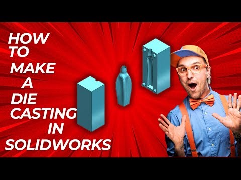 HOW TO SPLIT 2 PART DIE CASTING IN SOLIDWORKS