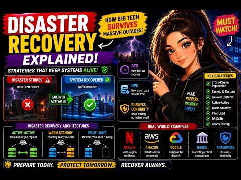 Disaster Recovery Explained | How Big Tech Survives Massive Outages