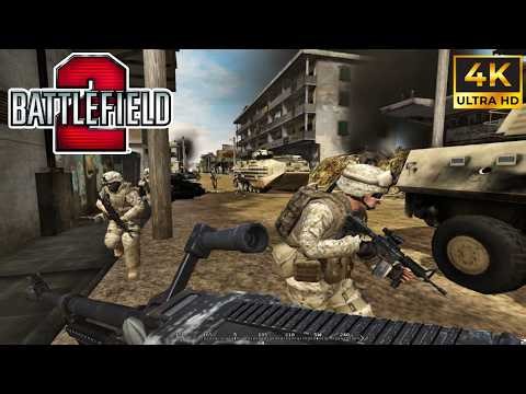 Battlefield 2 Project Reality Mod 50 vs 50 4k gameplay