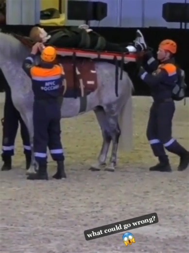 Demonstrating a horse rescue 🐎 I #horse #horses #horsevideo #horsefail #funnyhorse
