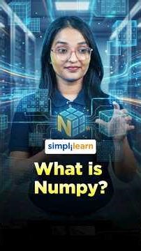 What Is NumPy? | Python NumPy Explained | #Shorts | #Simplilearn