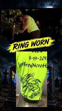 Brother Nero- Jeff Hardy vs Broken Matt Hardy- Final Deletion- Ring worn wrestling collectibles