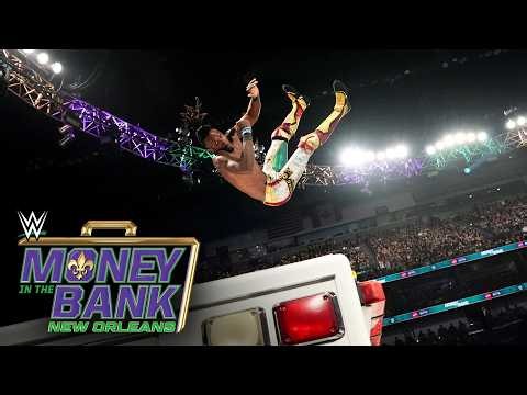 Je’Von Evans CRASHES through the ambulance roof: Money in the Bank 2026 highlights