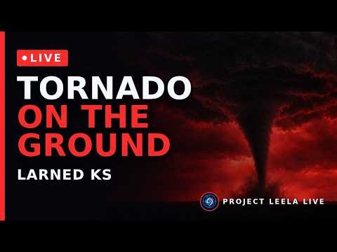 LIVE: Confirmed Tornado on Ground — Kansas | Project Leela Live