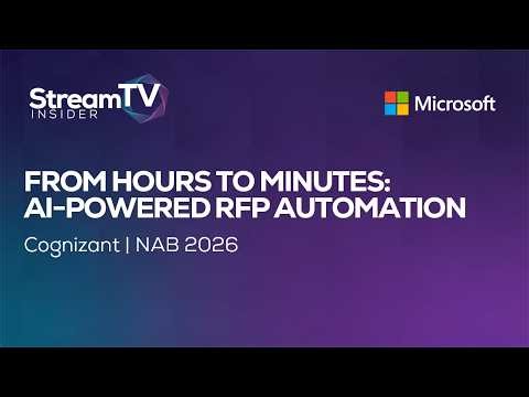 From Hours to Minutes: AI-Powered RFP Automation | Cognizant | NAB 2026