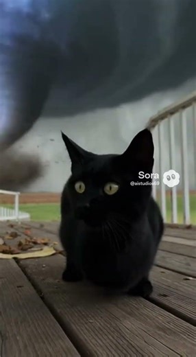 🌪️ Storm Chaser Cats: The Physics of Feline Survival! 🐈⛈️