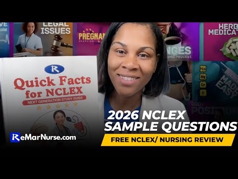 Monday Motivation: 2026 NCLEX Sample Questions & Key Content Areas