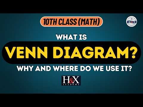 What is a Venn Diagram? | Why and Where do we use it? | Complete Explanation | H and X Academy