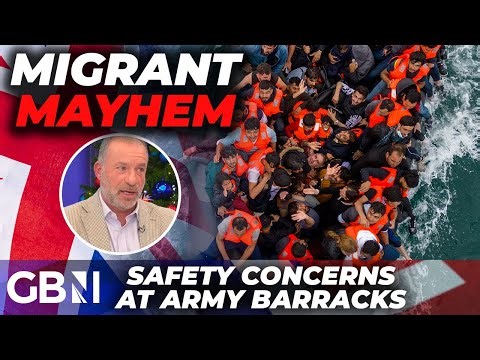 Brits in FEAR as HUNDREDS of migrants MOVE IN to army barracks sparking FIERY clash on GB News