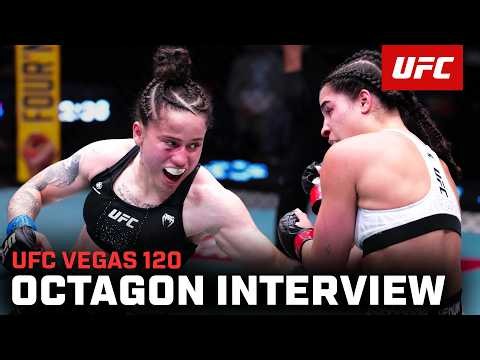 Carol Foro Octagon Interview | UFC Vegas 120