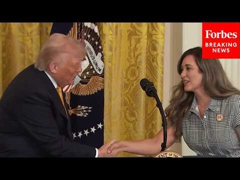 'She Had No Idea She Was Going To Be Doing That': Trump Invites Audience Member Up To Speak