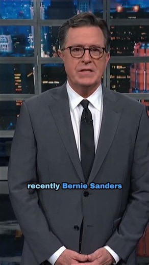 COLBERT ON MUSK TELLING BERNIE SANDERS HE FORGOT HE'S ALIVE
