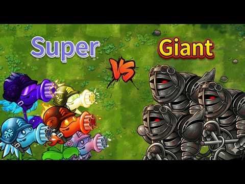 PVZ 3.5 Challenge!! Super Machine Gun VS Giant Zombie — Who Will Win? 🔥