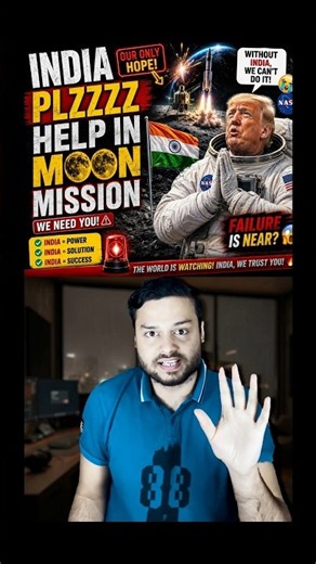 ’India.. Please Help Us in Moon Mission’ USA Invites India To Moon #shorts
