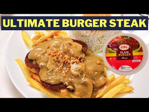 Ultimate Burger Steak ala Jollibee Recipe (using CDO Burger)