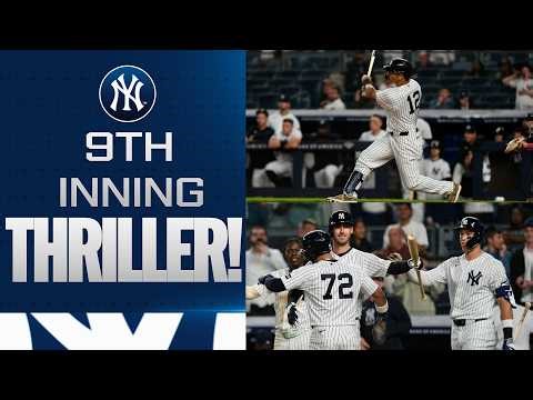 FULL INNING: Yankees WALK IT OFF in the bottom of the 9th to win a THRILLER! 🔥😯