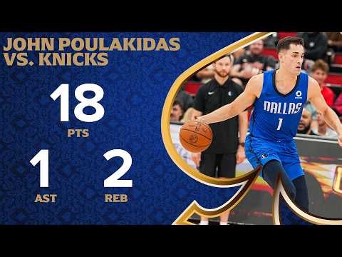 John Poulakidas (18 Points) Highlights vs. New York Knicks Summer League | July 17, 2026