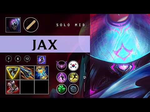 Jax Mid vs Yasuo - KR Master Patch 26.06