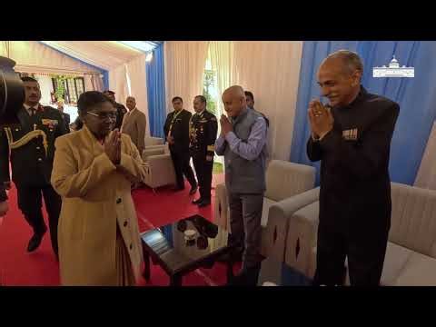 Glimpses of 'At Home' reception hosted by President Droupadi Murmu at Rashtrapati Niwas, Mashobra