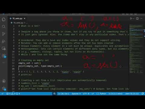 Python Prep 27: Mastering Sets – Unique Data, Speed, and Membership