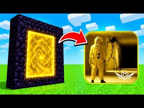 I Built a SECRET Portal to the BACKROOMS in Minecraft! 😱💛