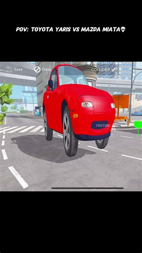 POV: Toyota Yaris vs Mazda Miata💀 #carparkingmultiplayer #shorts #viral #fyp