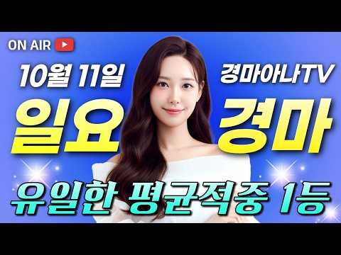 🔴평균적중 1등🔴10/11 경마아나의 일요경마 예상분석