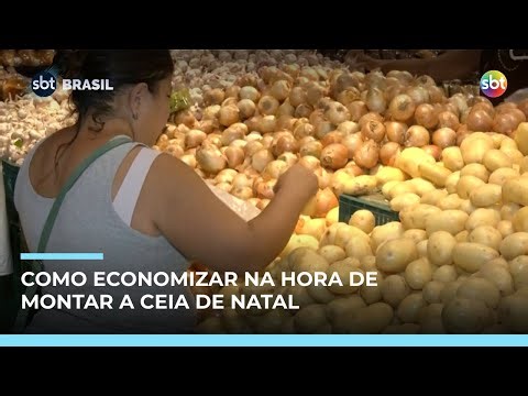 Alimentos mais baratos animam compras de última hora para a ceia de Natal | #SBTBrasil
