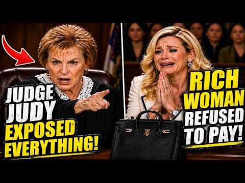 Rich Woman Refused to Pay — Judge Judy Exposed Everything