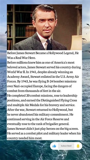 James Stewart Was More Than a Hollywood Star—He Was a Real War Hero 🇺🇸