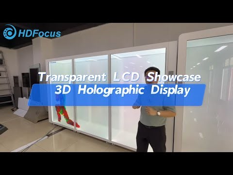 The Future of Display is Here: 86" Transparent LCD 3D Holographic Showcase #hdfocus #digitalsignage