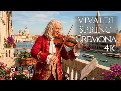 Vivaldi - Spring (1 Hour • No Ads) Cremona 4k 🎻 The Four Seasons