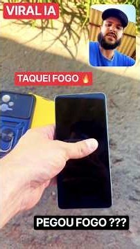 Queimei o Poco X5 Pro 5G !! “Parte 1￼” #fogo#short