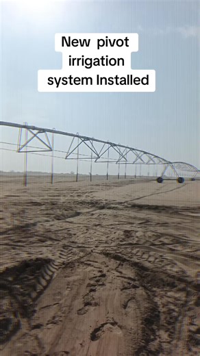 New Center pivot irrigation install #CenterPivotIrrgation #panterafarm🌿 #irrigation #unfrzeemyaccount #pivot