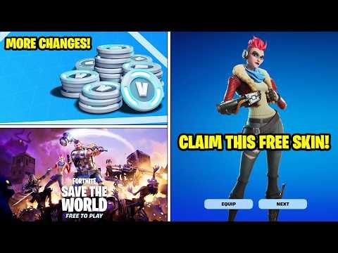 *NEW* UPDATE! (V-Bucks Nerfed & FREE SKIN)