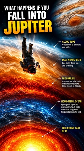 What Happens If You Fall Into Jupiter