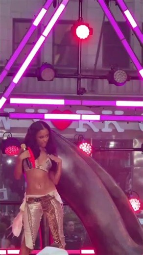 Tyla performing 'CHANEL' at the TODAY Show in New York. SHE LOOKS GOOD ASF!!!