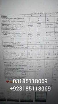 👉 Mathematics Class 10 Complete Paper 2026 🔥 | FBISE Morning (Section A+B+C + MCQs Key)