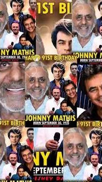 Happy 91st Birthday -Johnny Mathis-Chances Are@ebonyjames12 10/2/26