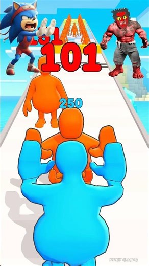 OMG! Sonic vs Hulk Red Push Game 😈 #sonicthehedgehog #sonic #shorts