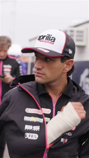 This is how Martin walked out of the medical centre at Phillip Island ❤️‍🩹