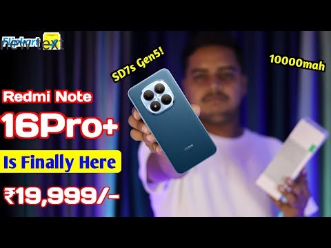 Redmi Note 16 Pro+ 5G is Finally here with 10000mah battery and much more 🔥